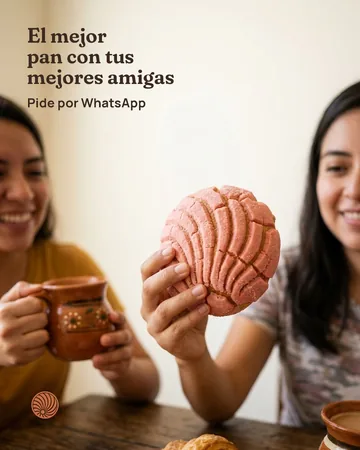 Después del cambio: la concha en primer plano, con las amigas detrás