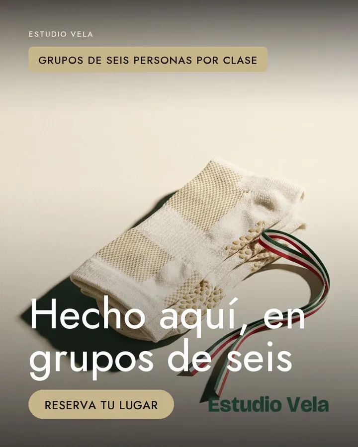 Post de Estudio Vela: «Hecho aquí, en grupos de seis»