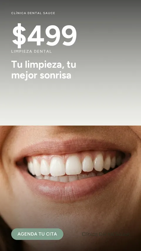 Historia de Clínica Dental Sauce, en formato vertical